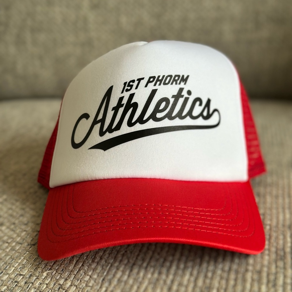 1st Phorm Athletics Red and White Cap